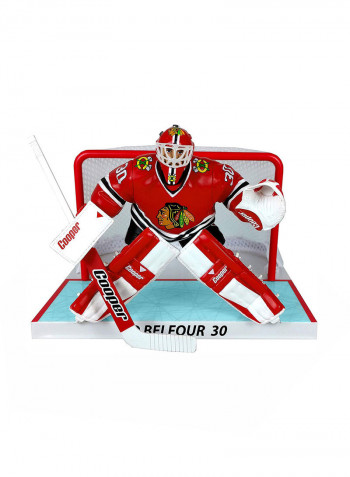 Ed Belfour Chicago Blackhawks Goalie Action Figure 5 x 9.5 x 10.5inch
