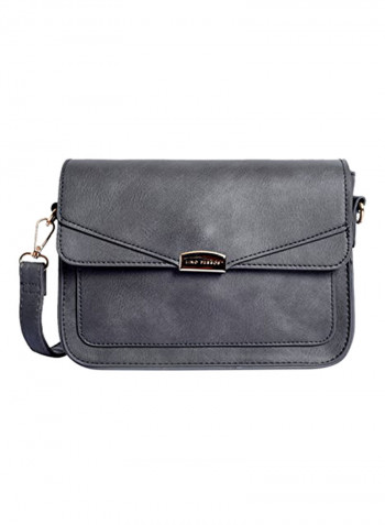 Polyester Blend Crossbody Bag LWSL00335GREY Grey