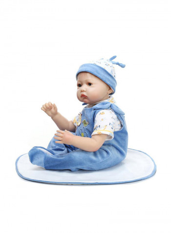 Reborn Baby Doll With Plush Toy 22inch