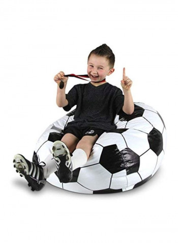 Sports Soccerball Chair Black/White