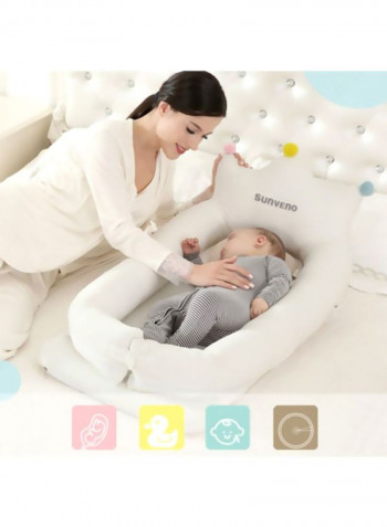 All Season Royal Baby Nest - White
