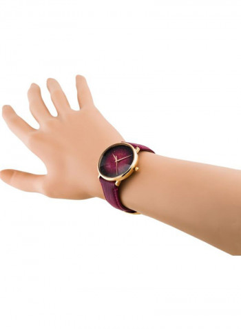 Women's Prismatic Galaxy Three-Hand Leather Analog Watch ES4731