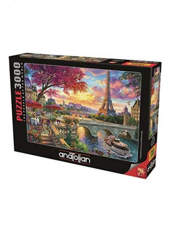 3000-Piece Paris Spring Themed Jigsaw Puzzle Set