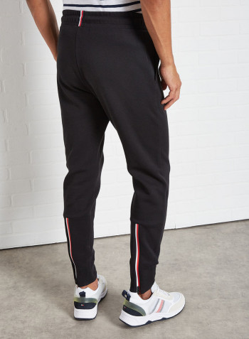 Basic Double Knit Sweatpants Black
