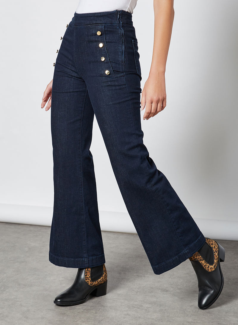 High Waisted Bootcut Jeans Chrissy