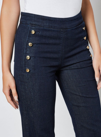 High Waisted Bootcut Jeans Chrissy