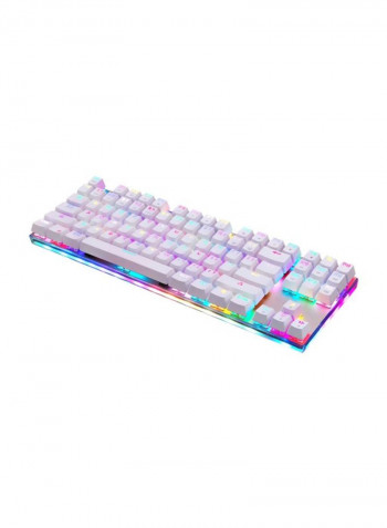 Mechanical Wireless Gaming Keyboard With Backlit White