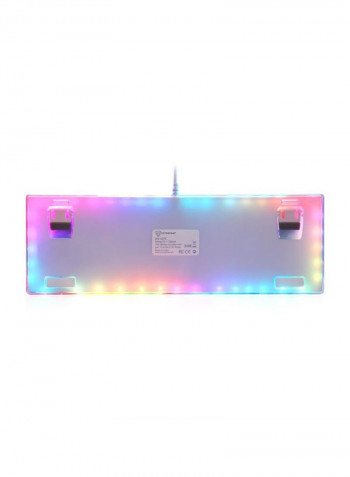 Mechanical Wireless Gaming Keyboard With Backlit White