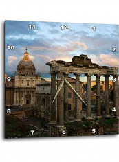Rome Printed Analog Wall Clock Multicolour 15x15x0.1inch