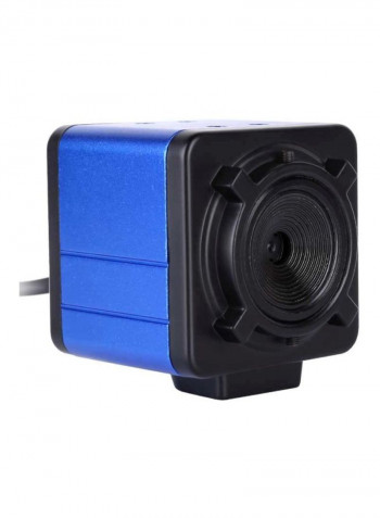 1080P Ultra HD Webcam With Mic 50x50millimeter Blue/Black