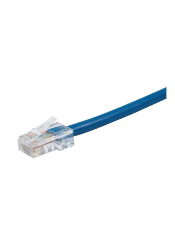 Cat5e Ethernet Patch Cable 7.6inch Blue/Clear