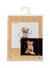 Hey There Foxy Lady On Aida Cross Stitch Kit White/Orange/Black reviews Hey There Foxy Lady On Aida Cross Stitch Kit White/Orange/Black