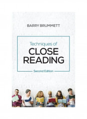 Techniques Of Close Reading Paperback English by Barry S. Brummett