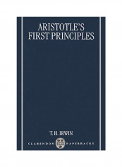 Aristotle's First Principles Paperback
