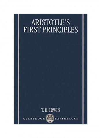 Aristotle's First Principles Paperback