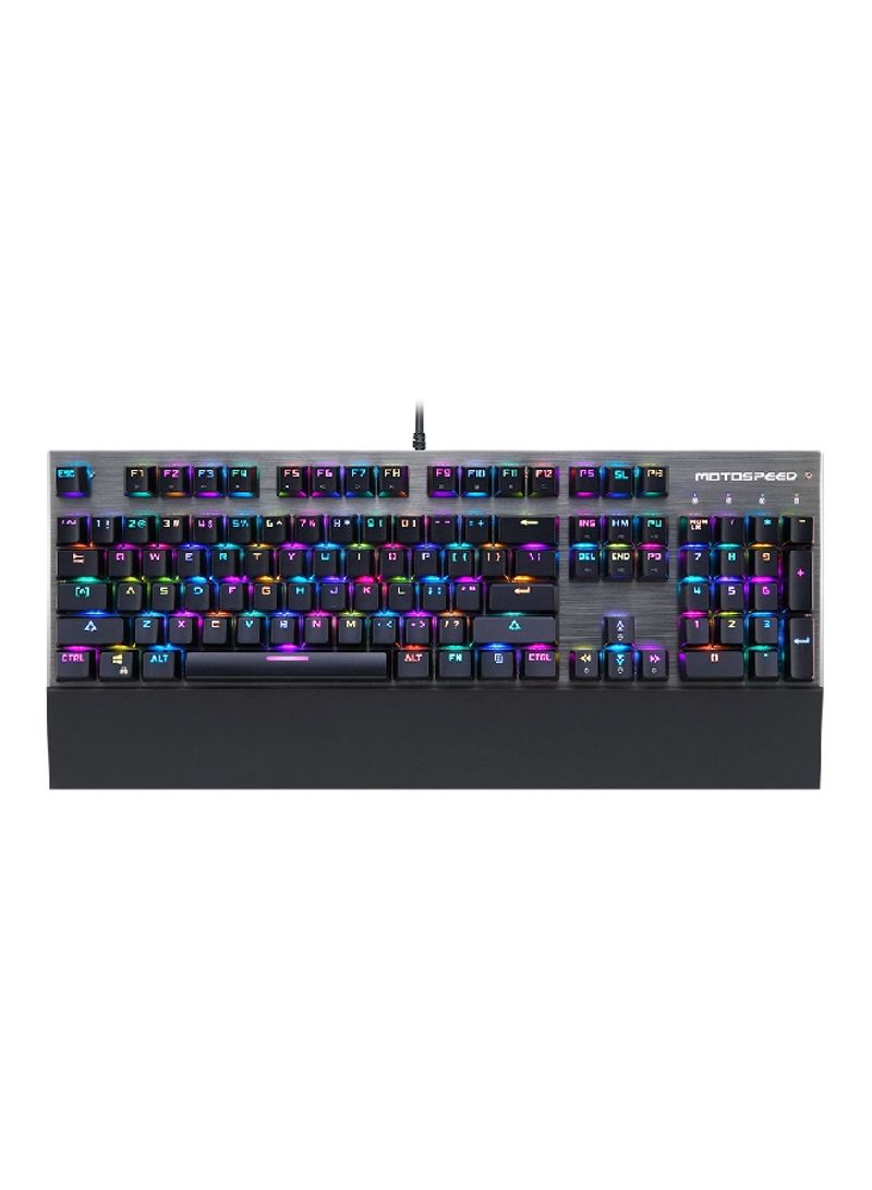 CK108 Wired Mechanical Gaming Keyboard Black
