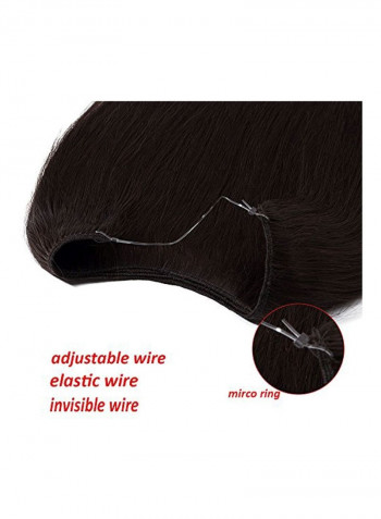 Straight Hair Extension 2 Dark Brown 22inch