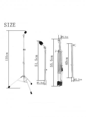Adjustable Metal Cymbal Stand
