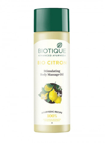 Bio Citron Stimulating Body Massage Oil 200ml