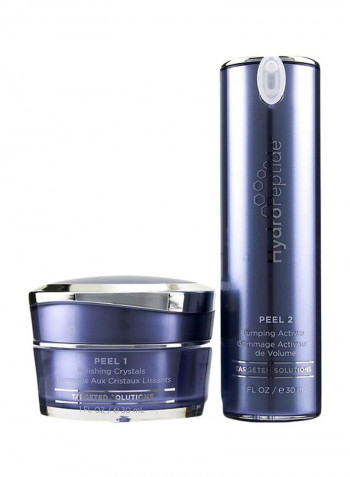 Pack Of 2 Anti-Wrinkle Polish And Plump Peel Set 60ml