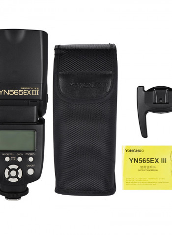 Wireless TTL Slave Flash Speedlite GN58 High Speed Recycling System Supports USB Firmware Upgrade for Nikon DSLR Camera Black