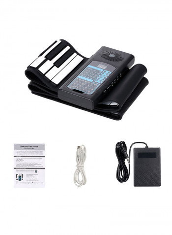 88-Key Portable Keyboard 133.5x22cm