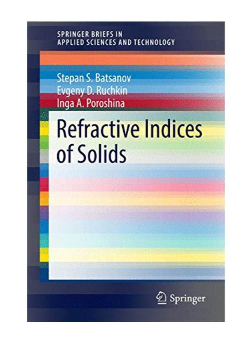 Refractive Indices Of Solids Paperback