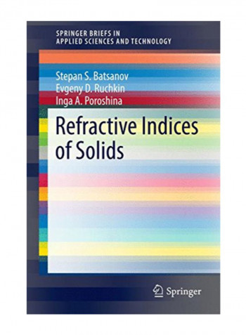 Refractive Indices Of Solids Paperback