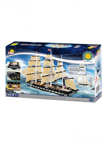800-Piece Smithsonian Ship USS Constitution 21078