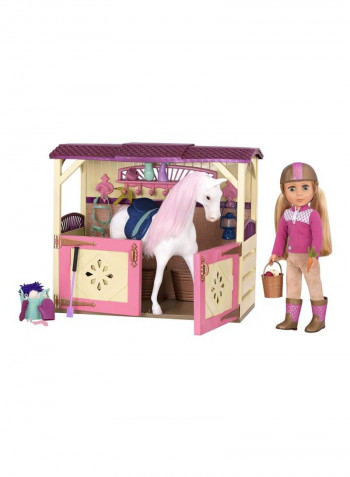 All Asparkle Acres Horse Stable Playset GG57000Z