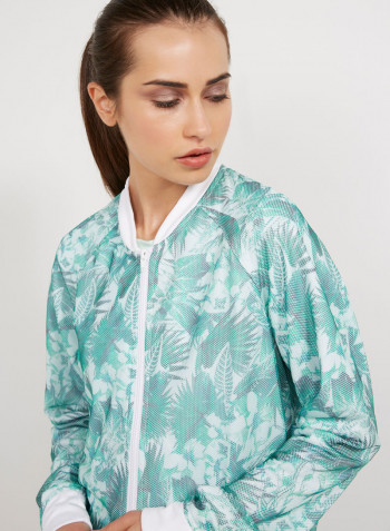 Mesh Jacket Jungle Print