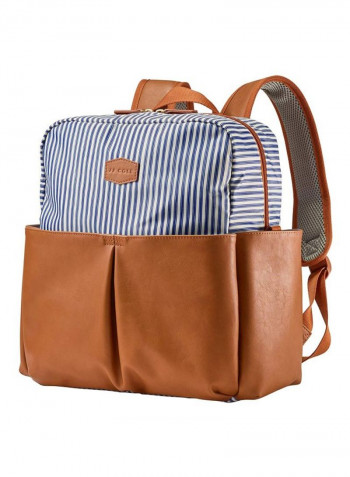 Stripe Design Diaper Backpack
