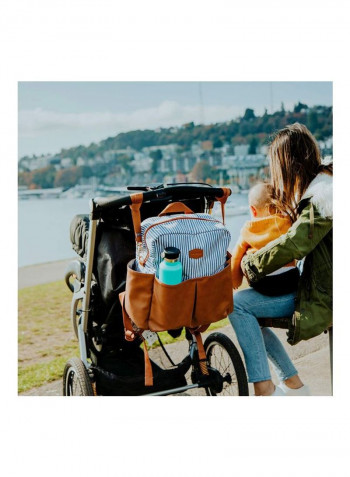Stripe Design Diaper Backpack