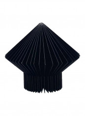 Geometric Origami Decorative Ornament Black 20x20x26cm