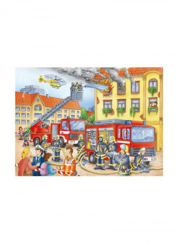 100-Piece Fire Department Puzzle Set