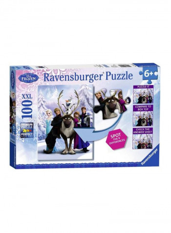 100-Piece Frozen Jigsaw Puzzle Set
