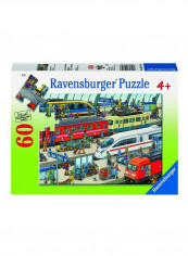 60-Piece Railway Station Jigsaw Puzzle Set