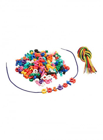 260-Piece Lowercase Lacing Alphabet LER 6402