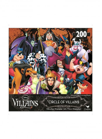 200-Piece Circle Of Villains Puzzel 45.72cm