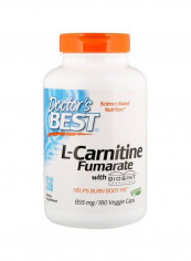 L-Carnitine Fumarate With Biosint Carnitines 855mg Dietary Supplement - 180 Veggie Caps