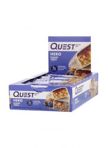 Pack Of Hero 10 Protein Bars - Blueberry Cobbler