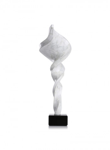Wind Modern Sculpture White 2718g