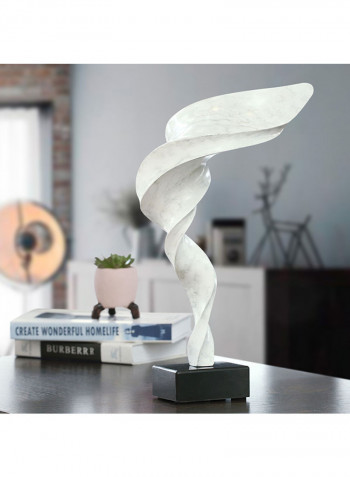Wind Modern Sculpture White 2718g
