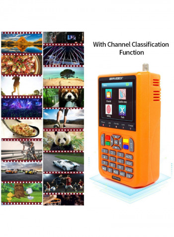 V9 Finder Digital Satellite Finder Orange 6.10 x 3.74 x 1.77inch