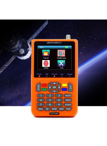 V9 Finder Digital Satellite Finder Orange 6.10 x 3.74 x 1.77inch