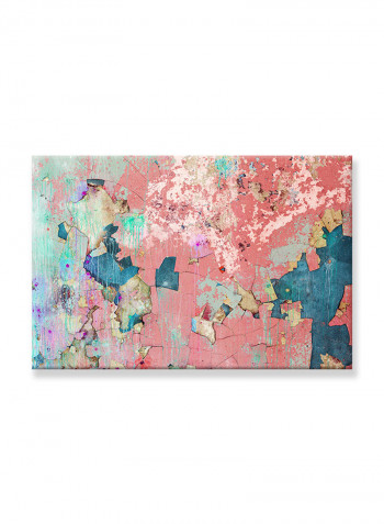 Abstract Painting Wall Art Canvas Pink 60x40centimeter