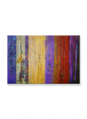 Abstract Painting Wall Art Canvas Purple/Red 60x40centimeter