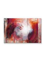 Abstract Painting Wall Art Canvas Red 60x40centimeter