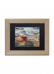 Maple Creek Birch Frame Wall Art Multicolour 11 x 14inch