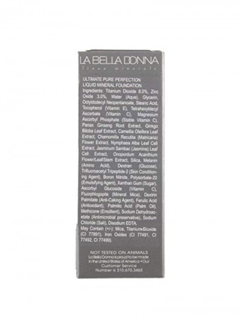 Ultimate Pure Perfection Liquid Mineral Foundation SPF 15 Caterina